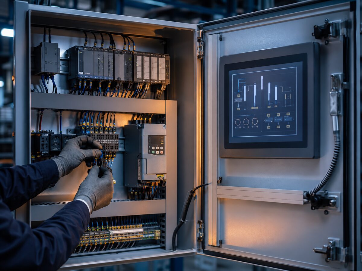 Sistema industrial de automatización y control